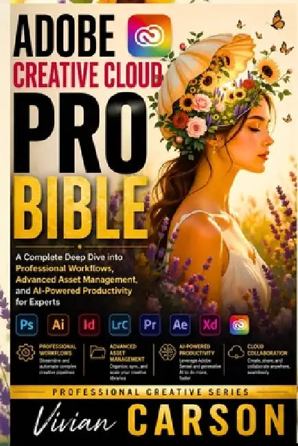 Adobe Creative Cloud Pro Bible: A Complete Deep Dive into Professional Workflows, Advanced Asset Management, and AI-Powered Productivity for Experts by Vivian Carson
