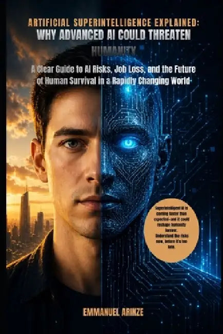 Artificial Superintelligence Explained: WHY ADVANCED AI COULD THREATEN HUMANITY: A Clear Guide to AI Risks, Job Loss, and the Future of Human Survival by Emmanuel Arinze