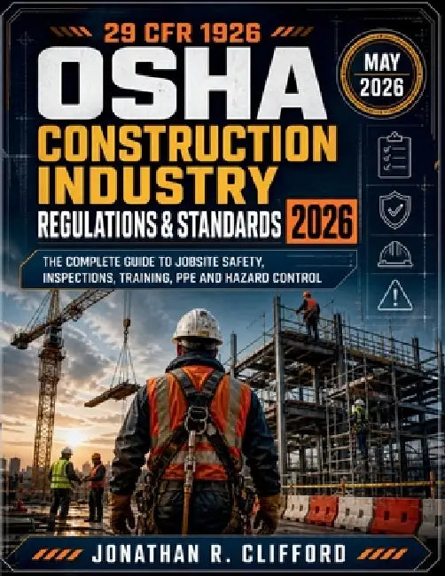 29 CFR 1926 OSHA Construction Industry Regulations & Standards 2026: The Complete Guide to Jobsite Safety, Inspections, Training, PPE and Hazard Contr by Jonathan R. Clifford