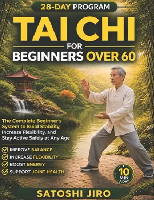 Tai Chi for Beginners Over 60: The Complete Beginner's System to Build Stability, Increase Flexibility, and Stay Active Safely at Any Age by Satoshi Jiro