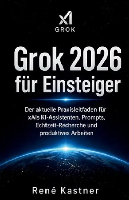 Grok 2026 für Einsteiger: Der aktuelle Praxisleitfaden für xAIs KI-Assistenten, Prompts, Echtzeit-Recherche und produktives Arbeiten by René Kastner