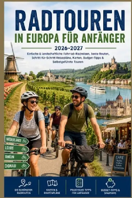 Radtouren in Europa für Anfänger 2026-2027: Einfache & landschaftliche Fahrrad-Radreisen, beste Routen, Schritt-für-Schritt Reisepläne, Karten, Budget by Lamonica B. Hernandez