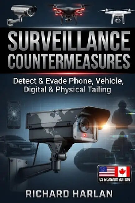 Surveillance Countermeasures: Detect & Evade Phone, Vehicle, Digital & Physical Tailing by Richard Harlan