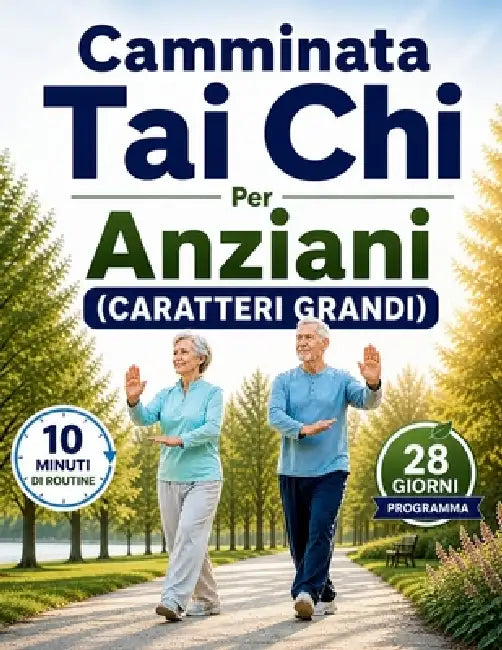 Camminata Tai Chi Per Anziani (CARATTERI GRANDI): Semplice Routine Di 10 Minuti E Programma Di 28 Giorni Per Migliorare La Postura, Prevenire Le Cadut by Gem Tray