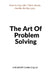The Art of Problem Solving: How to Stay Calm, Think Clearly, and Handle Life Like a Pro by Mindshift Guides