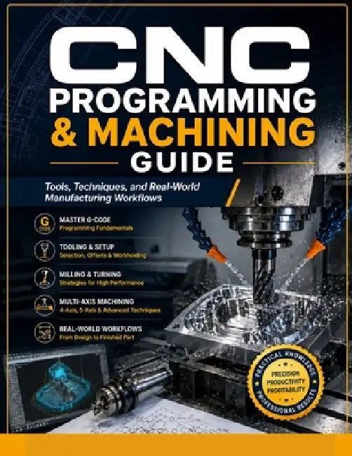 CNC Programming & Machining Guide: Tools, Techniques, and Real-World Manufacturing Workflows by Frank R. Caldwell