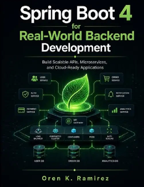 Spring Boot 4 for Real-World Backend Development: Build Scalable APIs, Microservices, and Cloud-Ready Applications by Oren K. Ramirez