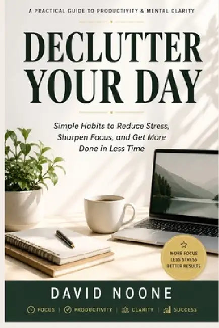 Declutter Your Day: Simple Habits to Eliminate Stress, Boost Focus, and Get More Done in Less Time by David Noone