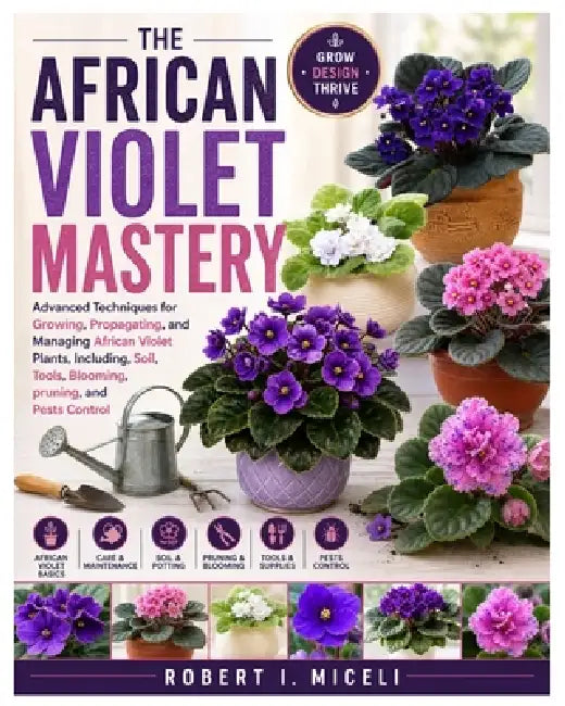 The African Violet Mastery: Advanced Techniques for Growing, Propagating, and Managing African Violet Plants, Including, Soil, Tools, Blooming, prunin by Robert I. Miceli