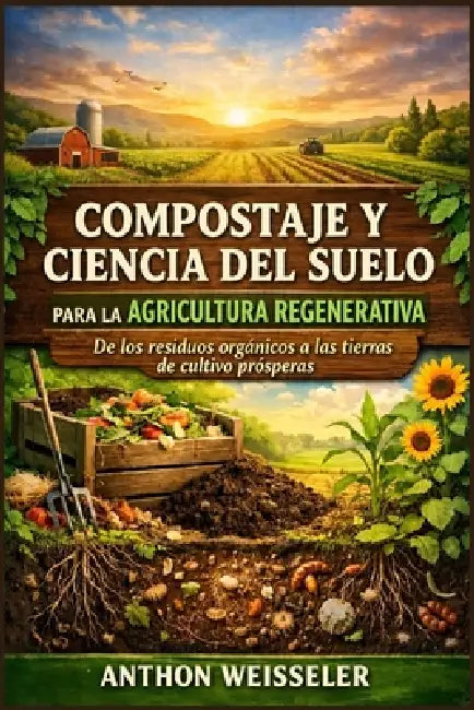 Compostaje y ciencia del suelo para la agricultura regenerativa: De los residuos orgánicos a las tierras de cultivo prósperas by Anthon Weisseler