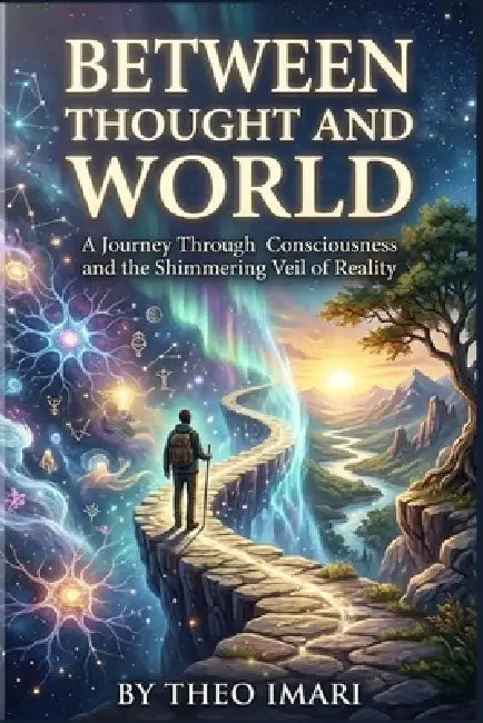 Between Thought and World: A Journey Through Consciousness and the Shimmering Veil of Reality by Theo Imari