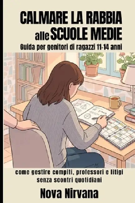 Calmare la Rabbia alle Medie: Guida per genitori di ragazzi 11-14 anni. Come gestire i compiti, i professori e i litigi in classe senza scontri quotid by Nova Nirvana