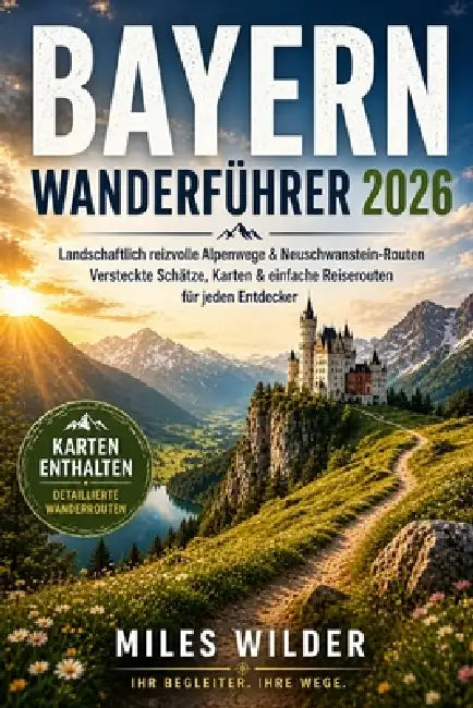 Bayern-Wanderführer 2026: Scenic Alpine Trails, Neuschwanstein Routes, Hidden Gems, Maps & Easy Itineraries for Every Explorer by Miles Wilder