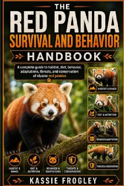 The Red Panda Survival and Behavior Handbook: A complete guide to habitat, diet, behavior, adaptations, threats, and conservation of elusive red panda by Kassie Frogley