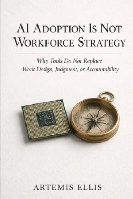 AI Adoption Is Not Workforce Strategy: Why Tools Do Not Replace Work Design, Judgment, or Accountability by Artemis Ellis