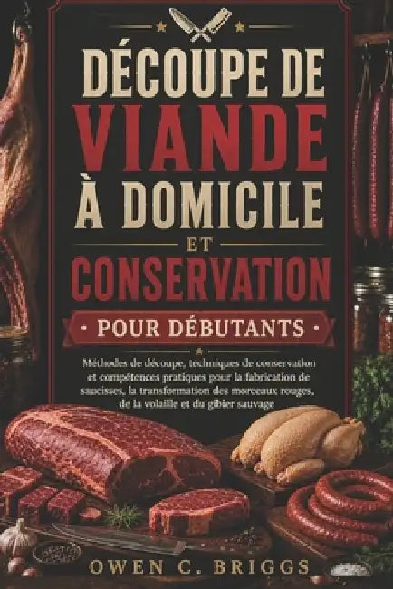 Découpe de Viande À Domicile Et Conservation Pour Débutants: Méthodes de découpe, techniques de conservation et compétences pratiques pour la fabricat by Owen C. Briggs