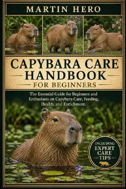 Capybara Care Handbook: The Essential Guide for Beginners and Enthusiasts on Capybara Care, Feeding, Health, and Enrichment. by Martin Hero