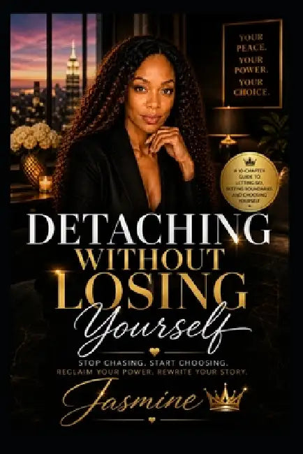 Detaching Without Losing Yourself: A 10-Chapter Guide to Reclaiming Your Power, Letting Go Without Guilt, and Choosing Yourself Fully by Jasmine Gonzalez