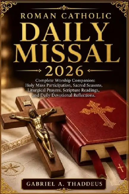 Roman Catholic Daily Missal 2026: Complete Worship Companion: Holy Mass Participation, Sacred Seasons, Liturgical Prayers, Scripture Readings, and Dai by Gabriel A. Thaddeus
