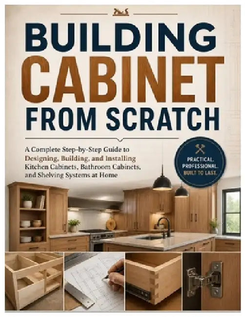 Building Cabinet from Scratch: A Complete Step-by-Step Guide to Designing, Building, and Installing Kitchen Cabinets, Bathroom Cabinets, and Shelving by Robert T. Tipton