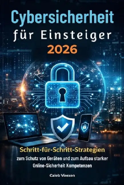 Cybersicherheit für Einsteiger 2026: Schritt-für-Schritt-Strategien zum Schutz von Geräten und zum Aufbau starker Online-Sicherheit Kompetenzen by Caleb Virexen