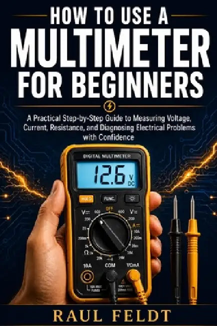 How to Use a Multimeter for Beginners: A Practical Step-by-Step Guide to Measuring Voltage, Current, Resistance, and Diagnosing Electrical Problems wi by Raul Feldt