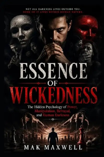 Essence of Wickedness: The Hidden Psychology of Power, Manipulation, Betrayal, and Human Darkness by Mak Maxwell