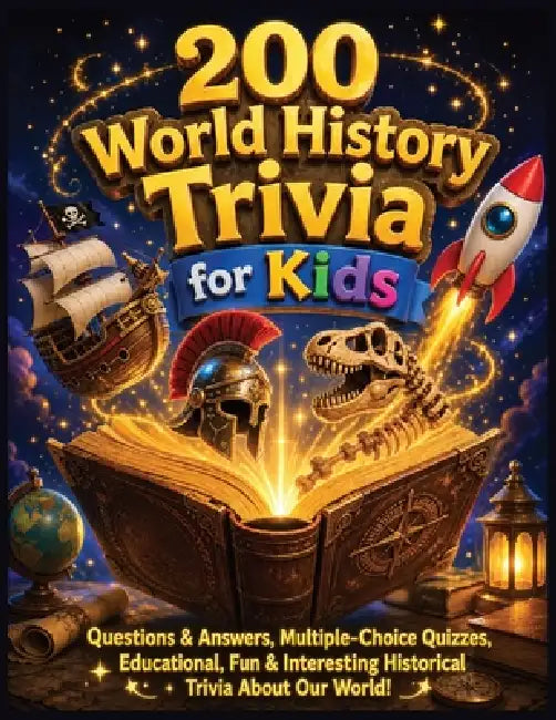 200 World History Trivia for Kids: Fun Questions & Answers, Multiple-Choice Quizzes, Educational, Fun & Interesting Historical Trivia About Our World! by Sayed Ahmed