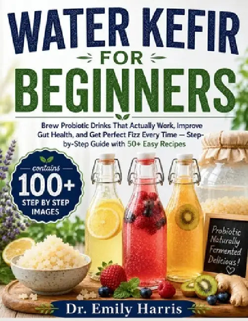 Water Kefir for Beginners: Brew Probiotic Drinks That Actually Work, Improve Gut Health, and Get Perfect Fizz Every Time - Stepby-Step Guide with 50+ by Emily Harris