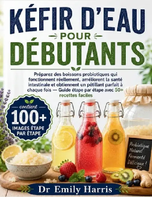 Kéfir d'Eau Pour Débutants: Préparez des boissons probiotiques qui fonctionnent réellement, améliorent la santé intestinale et obtiennent un pétillant by Emily Harris