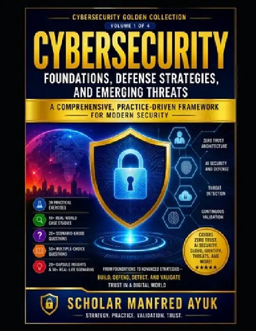 Cybersecurity: Foundations, Defense Strategies, and Emerging Threats: A Comprehensive, Practice-Driven Framework for Modern Security by Manfred Ayuk