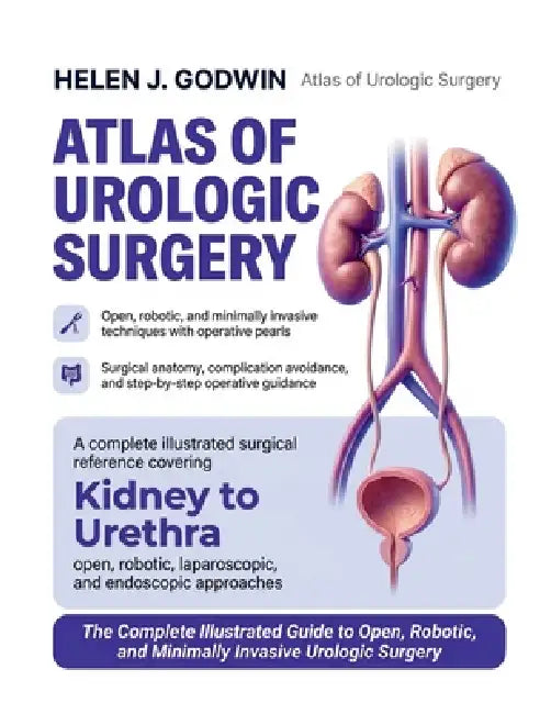 Atlas of Urologic Surgery: The Complete Illustrated Guide to Open, Robotic, and Minimally Invasive Procedures with Surgical Anatomy, Operative Pearls, by Helen J. Godwin