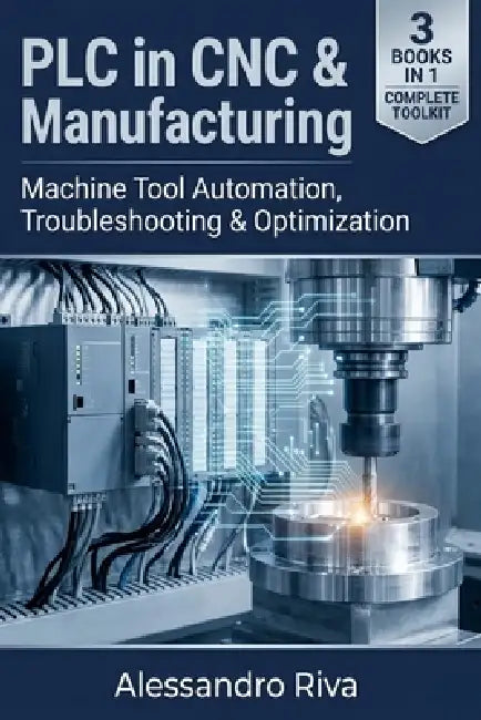PLC in CNC & Manufacturing: Machine Tool Automation, Troubleshooting & Optimization by Alessandro Riva
