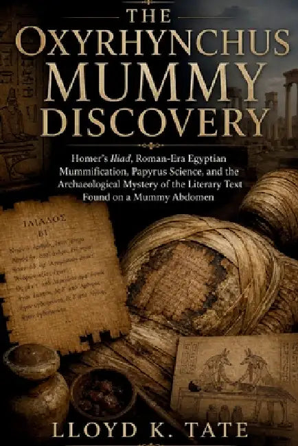 The Oxyrhynchus Mummy Discovery: Homer's Iliad, Roman-Era Egyptian Mummification, Papyrus Science, and the Archaeological Mystery of the Literary Text by Lloyd K. Tate