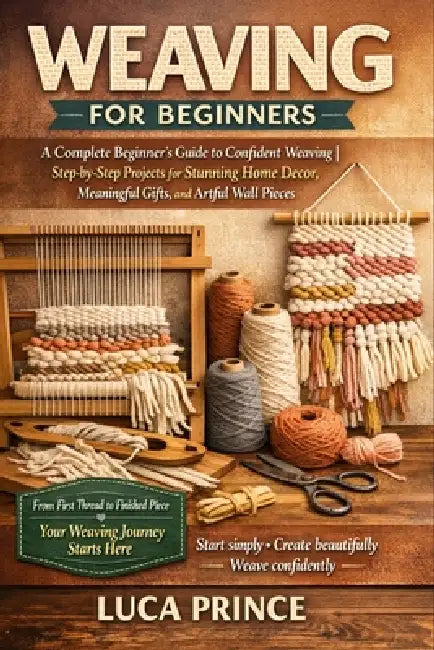 Weaving for Beginners: A Complete Beginner's Guide to Confident Weaving Step-by-Step Projects for Stunning Home Decor, Meaningful Gifts, and Artful Wa by Luca Prince