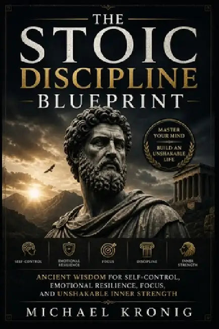 The Stoic Discipline Blueprint: Ancient Wisdom for Self-Control, Emotional Resilience, Focus, and Unshakable Inner Strength by Michael Kronig