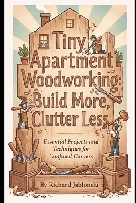 Tiny Apartment Woodworking: Build More, Clutter Less: Essential Projects and Techniques for Confined Carvers by Richard Jablonski