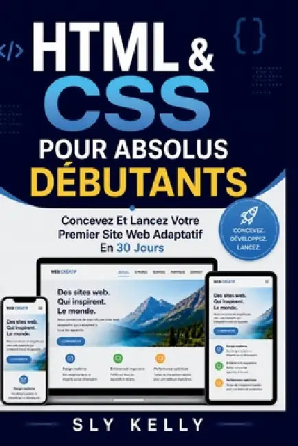 HTML Et CSS Pour Les Débutants Absolus: Concevez Et Lancez Votre Premier Site Web Adaptatif En 30 Jours by Sly Kelly