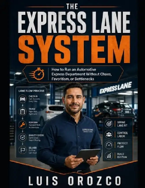 The Express Lane System: How to Run an Automotive Express Department Without Chaos, Favoritism, or Bottlenecks by Luis Orozco