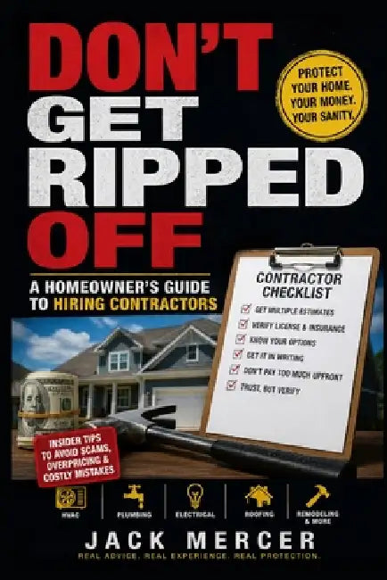 Don't Get Ripped Off: A Homeowner's Guide to Hiring Contractors: How to Hire and Deal with HVAC Techs, Plumbers, Electricians, Roofers, and General Co by Jack Mercer
