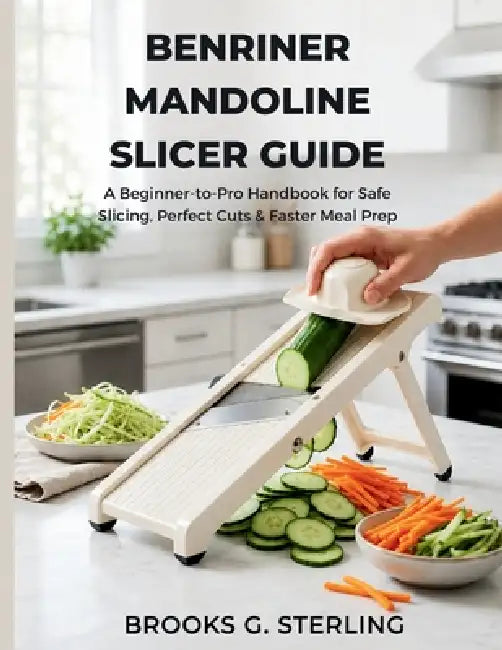 Benriner Mandoline Slicer Guide: A Beginner-to-Pro Handbook for Safe Slicing, Perfect Cuts & Faster Meal Prep by Brooks G. Sterling