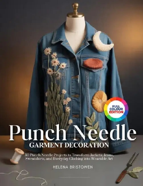 Punch Needle Garment Decoration: 30 Punch Needle Projects to Transform Jackets, Jeans, Sweatshirts, and Everyday Clothing into Wearable Art by Helena Bristowen