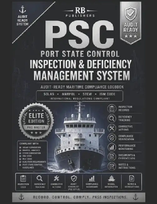 Port State Control, Inspection & Deficiency Management System: A Professional Guide to Zero Detentions and Total Compliance. by Rb Publishers