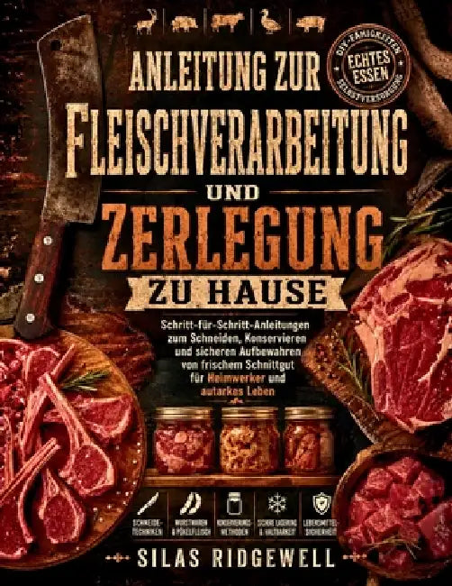 Anleitung Zur Fleischverarbeitung Und Zerlegung Zu Hause: Schritt-für-Schritt-Anleitungen zum Schneiden, Konservieren und sicheren Aufbewahren von fri by Silas Ridgewell