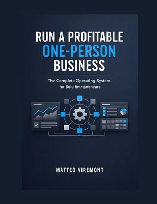 Run a Profitable One-Person Business: The Complete Operating System for Solo Entrepreneurs by Matteo Viremont