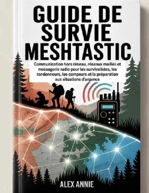 Guide de survie Meshtastic: Communication hors réseau, réseaux maillés et messagerie radio pour les survivalistes, les randonneurs, les campeurs et la by Alex Annie