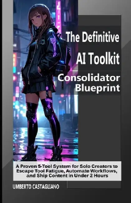 The Definitive AI Toolkit Consolidator Blueprint: A Proven 5-Tool System for Solo Creators to Escape Tool Fatigue, Automate Workflows, and Ship Conten by Umberto Castagliano