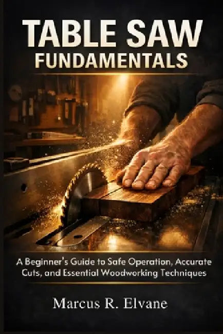 Table Saw Fundamentals: A Beginner's Guide to Safe Operation, Accurate Cuts, and Essential Woodworking Techniques by Marcus R. Elvane
