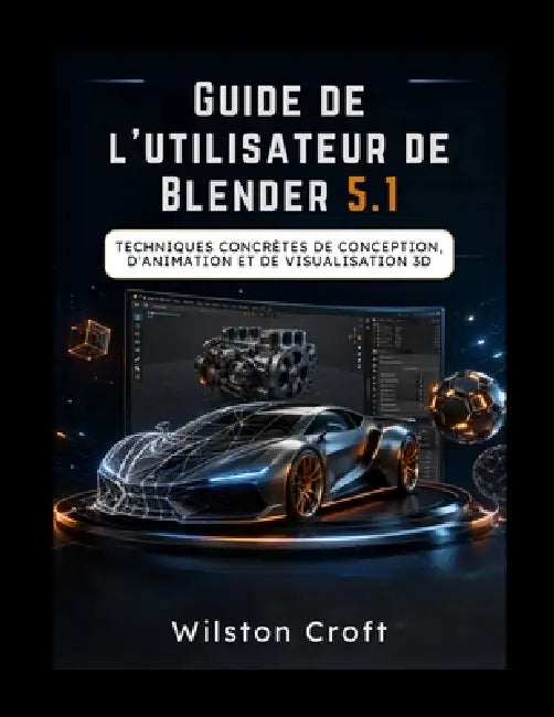 Guide de l'utilisateur de Blender 5.1: Techniques concrètes de conception, d'animation et de visualisation 3D by Wilston Croft