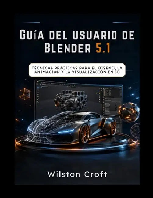 Guía del usuario de Blender 5.1: Técnicas prácticas para el diseño, la animación y la visualización en 3D by Wilston Croft